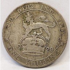 GREAT BRITAIN UK 1920 . ONE 1 SHILLING